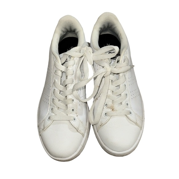 Adidas Neo Cloudfoam Advantage Clean White Size 6.5 - Picture 2 of 6